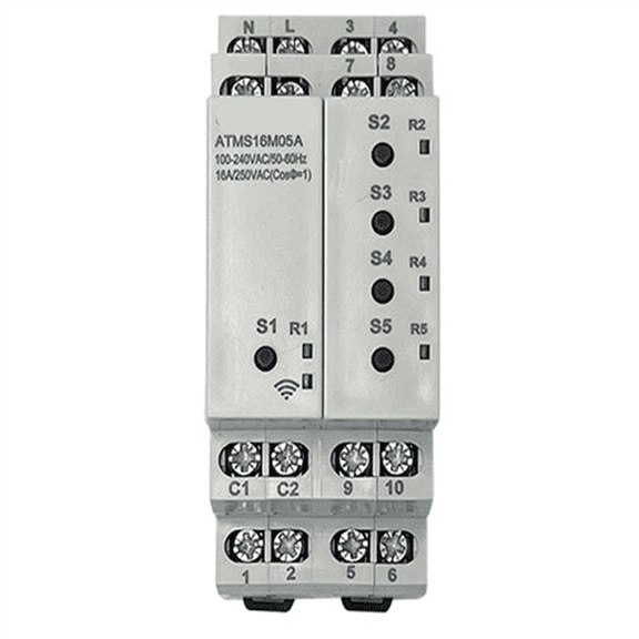 Intelligent Wireless Remote Control Timer ATMS16M05A Mobile Phone Rail Timing Switch,1 * Intelligent wireless remote control timer