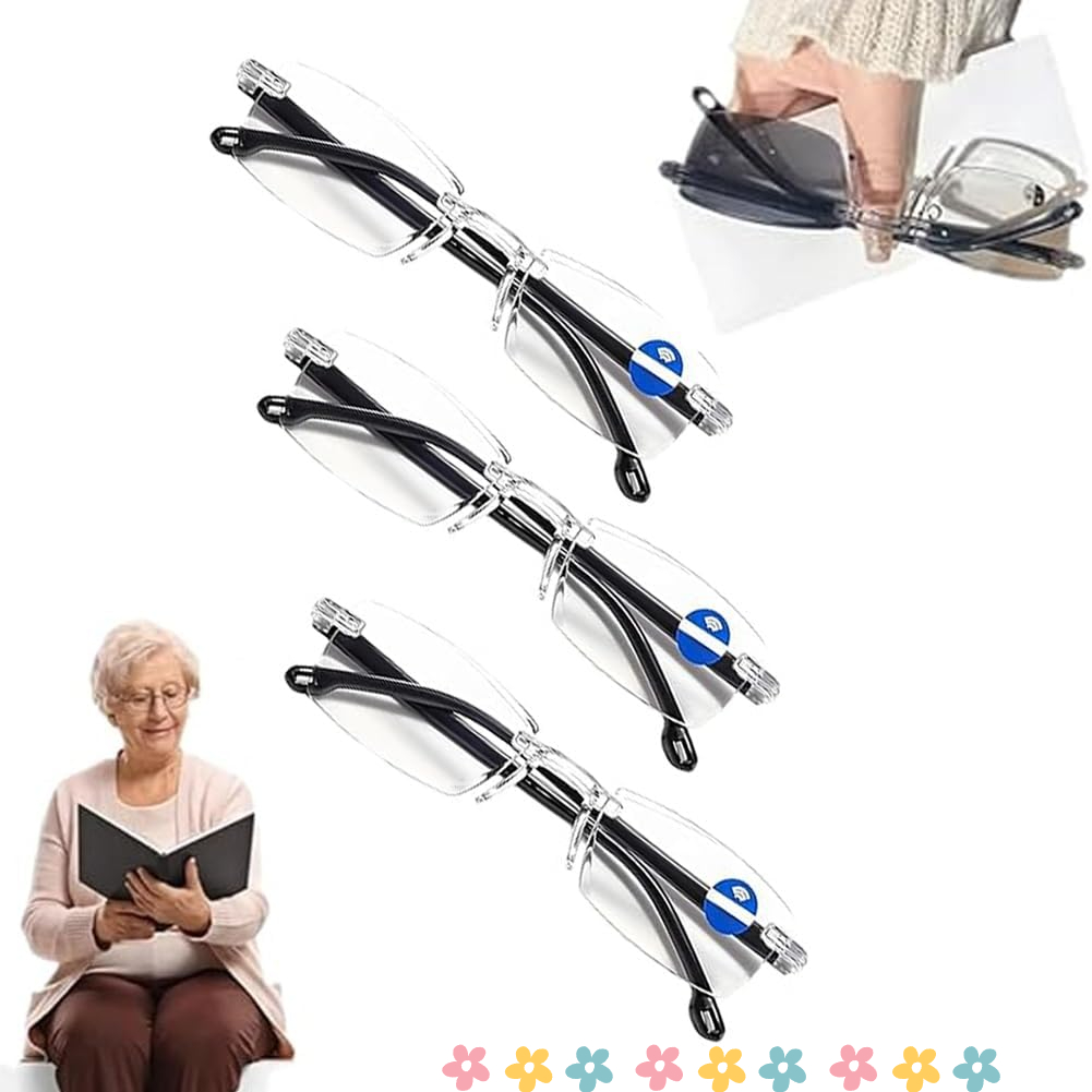 Intelligent Zoom Color-Changing Anti-Blue Light Presbyopia Glasses for ...
