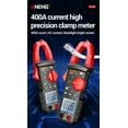 thumbnail image 1 of Intelligent digital clamp meter, high-precision multimeter, 400A AC/DC clamp meter, digital display, backlit clamp meter., 1 of 16