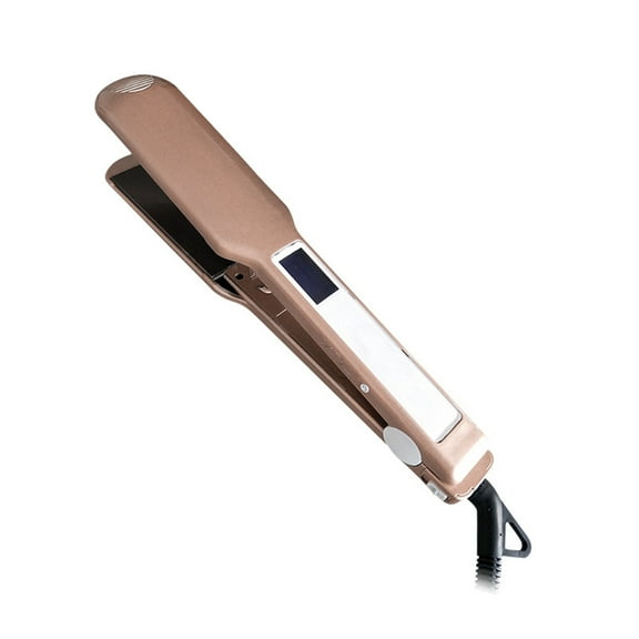 Intelligent touch screen LCD display straightener, ceramic electric heating plate fast warming wide plate iron, professional and practical!