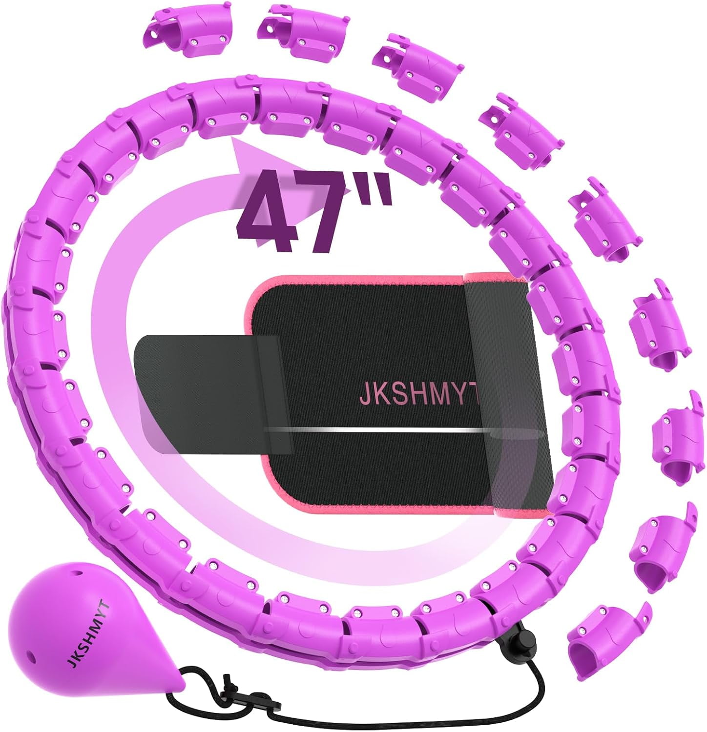Zunammy Smart Comfortable Hula Hoop with Digital Timer