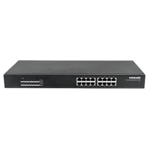 Intellinet 16-Port Gigabit Ethernet Rackmount PoE+ Switch