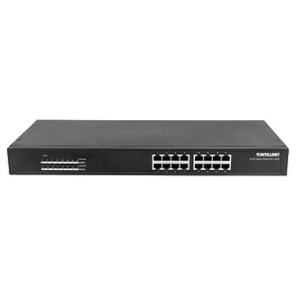 Intellinet 16-Port Gigabit Ethernet Rackmount PoE+ Switch