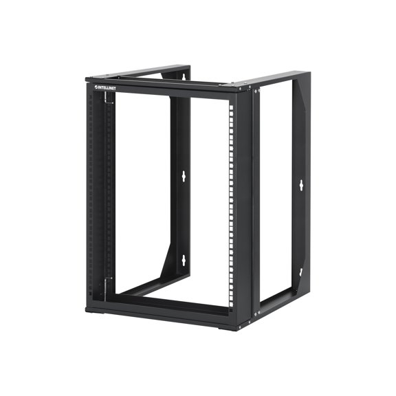 Intellinet 19" Wall Mount 2-Post Open Frame Network Rack, 12U