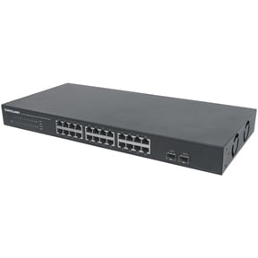Intellinet 24-Port Gigabit Ethernet Switch with 2 SFP Ports