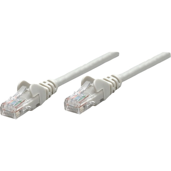 Intellinet 319867 Cat-5e UTP Patch Cable, 25', Gray