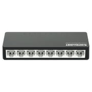 Intellinet 8-Port Ethernet Network Switch - Plug-and-Play, Green Technology, Auto-Sensing Ports, Compact Design for Home & Office Networking - 561730