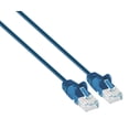 thumbnail image 1 of Intellinet Cat6a U/UTP Slim Network Patch Cable, 7 ft., Blue | 30 AWG, 10G, 500 Mhz, 1 of 4