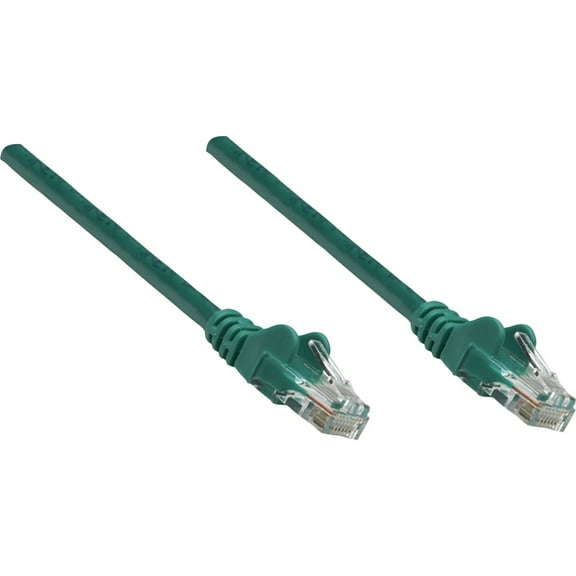 Intellinet Network Cable, Cat5e, UTP 7 Feet Green