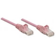 thumbnail image 1 of Intellinet Network Cable, Cat6, UTP, 100% Copper, 1.5 ft., Pink, 1 of 5