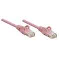 thumbnail image 1 of Intellinet Network Cable, Cat6, UTP, 100% Copper, 10 ft., Pink, 1 of 4