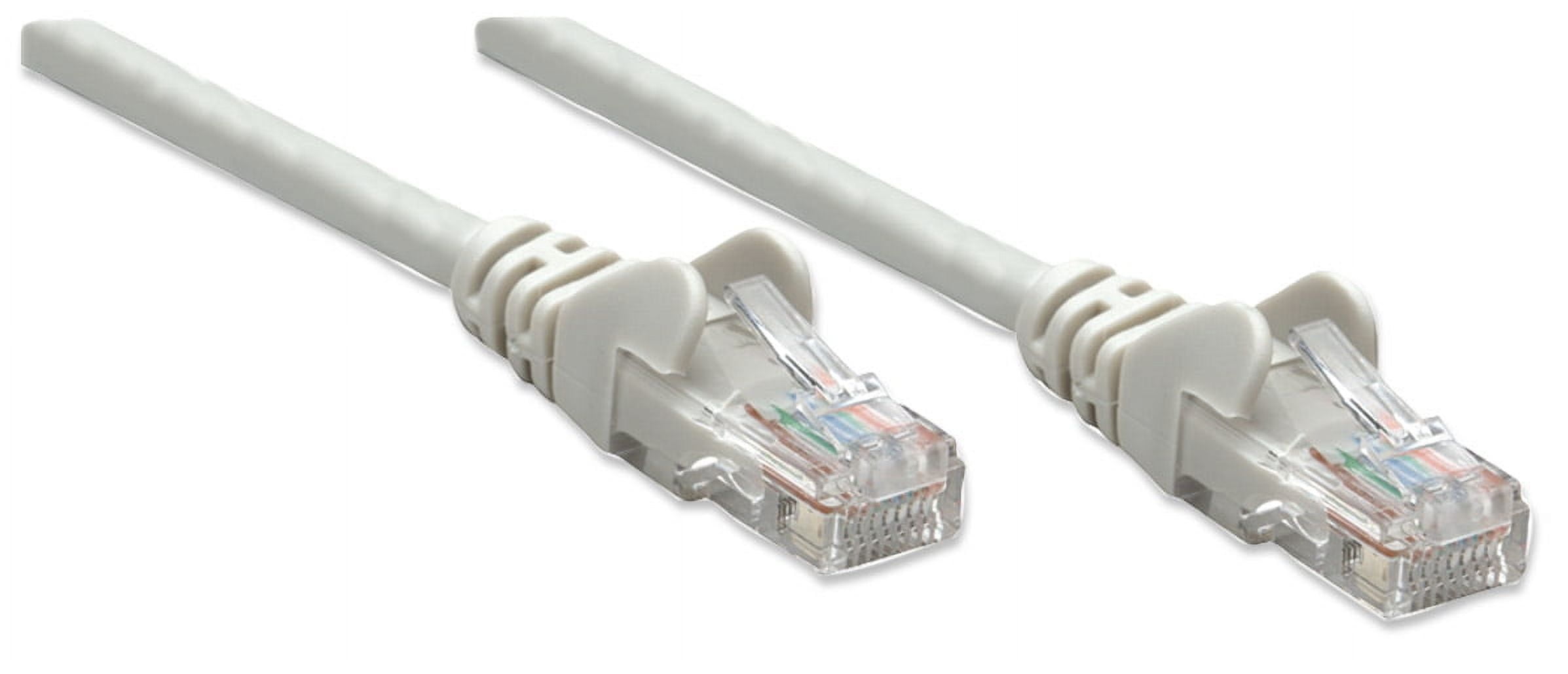 Intellinet Network Cable, Cat6, UTP, 100% Copper, 25 ft., Gray