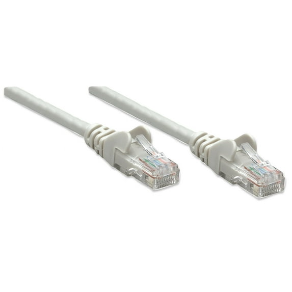 Intellinet Network Cable, Cat6, UTP, 100% Copper, 3 ft., Gray