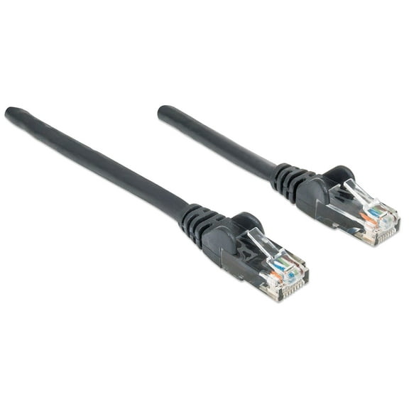 Intellinet Network Cable, Cat6, UTP, 100% Copper, 5 ft., Black