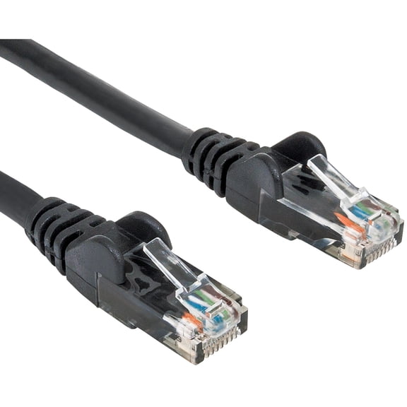 Intellinet Network Cable, Cat6, UTP, 100% Copper, 50 ft., Black