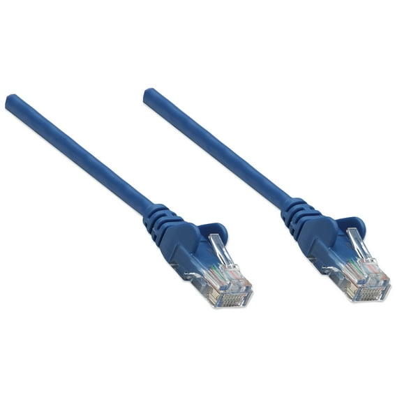 Intellinet Network Cable, Cat6, UTP, 100% Copper, 50 ft., Blue