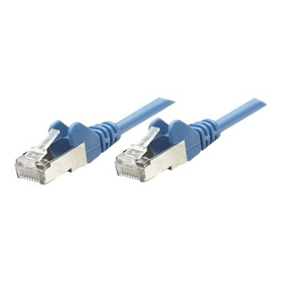 Network Patch Cable, Cat5e, 15m, Blue, CCA, SF/UTP, PVC, RJ45, Gold Plated Contacts, Snagless, Booted, Lifetime Warranty