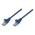thumbnail image 1 of Intellinet Network Patch Cable, Cat5e, 15m, Blue, CCA, U/UTP, PVC, RJ45, Gold Plated Contacts, Snagless, Booted, Lifetime Warranty, Polybag - Patch cable - RJ-45 (M) to RJ-45 (M) - 15 m - UTP - CAT 5e - molded, snagless - blue, 1 of 3