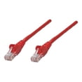 thumbnail image 1 of Intellinet Network Patch Cable Cat5e 2m Red CCA U/UTP PVC RJ45 Gold Plated Contacts Snagless Booted Lifetime Warranty Polybag, 1 of 3