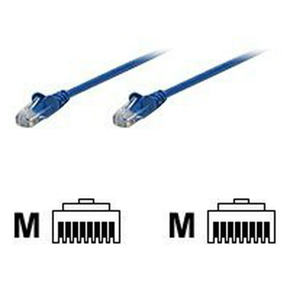 Intellinet Network Solutions Cat5e UTP Network Patch Cable, 100 ft (30 m), Blue