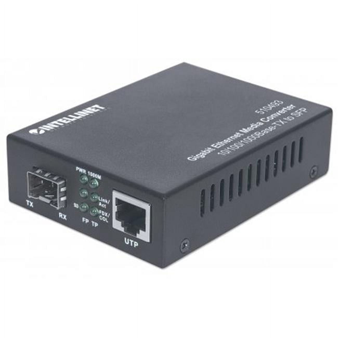 Intellinet Network Solutions Gigabit Ethernet to SFP Media Converter
