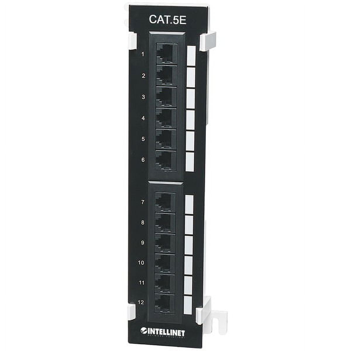 Intellinet Network Solutions Intellinet Network Solutions Cat-5e Utp Wall-mount Patch Panel, 12 Port