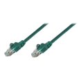 thumbnail image 1 of Intellinet - Patch cable - RJ-45 (M) to RJ-45 (M) - 1 ft - UTP - CAT 5e - booted, snagless - green, 1 of 3