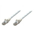 thumbnail image 1 of Intellinet Network Solutions 320696 Cat.5e UTP Patch Cable - Category 5e for Network Device - 10 ft - 1 x RJ-45 Male Network - 1 x RJ-45 Male Network - Gold-Plated Contacts - White, 1 of 3