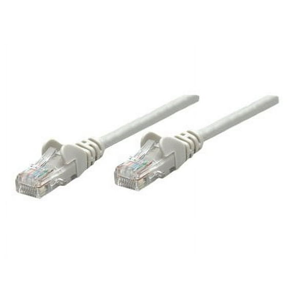 Intellinet - Patch cable - RJ-45 (M) to RJ-45 (M) - 30 m - UTP - CAT 5e - molded, snagless - gray
