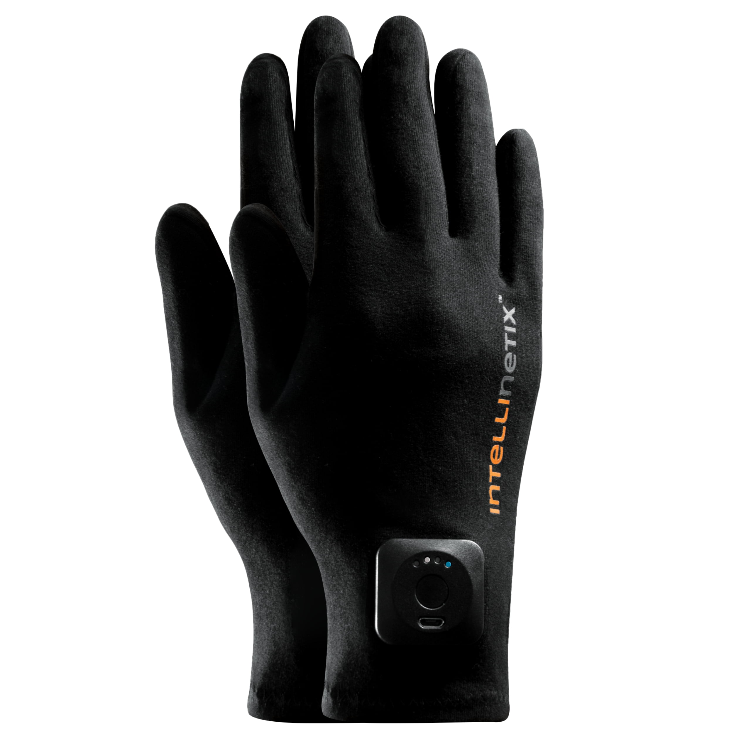 Vibration Therapy Glove, Cotton, Black, Medium, 1/PR