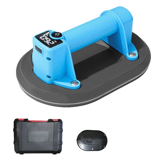 Intellint Display Industrial Grade Electric Vacuum Suction Cup 200KG Load Heavy Duty Granite Tile s Lifter Sturdy ,Lift Easier