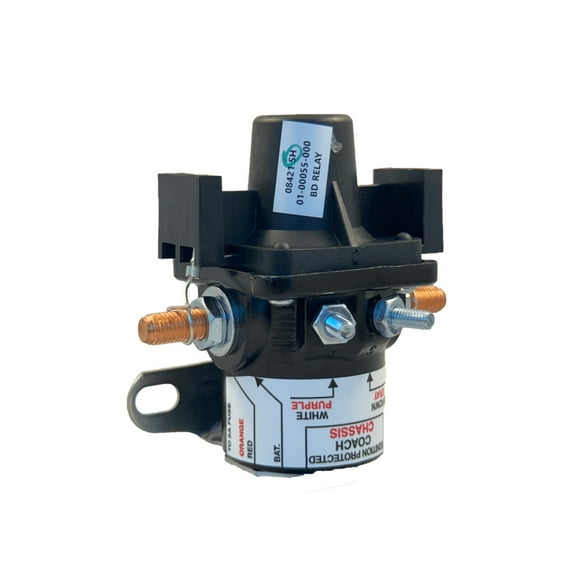 Intellitec 01-00055-000 Battery Disconnect Solenoid; 100 Amp; 12 Volt; -40 To 185 Degree Fahrenheit Operating Temperature; Latching; With Fuse/ Harness/ Switch/ Install Kit/ Disconnect