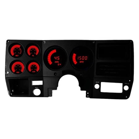 Intellitronx BG6004R Direct Fit LED Bargraph Gauge Panel, Red
