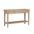 thumbnail image 1 of Intenational Concepts OT-8S Spencer Sofa - server table  Unfiinished, 1 of 1