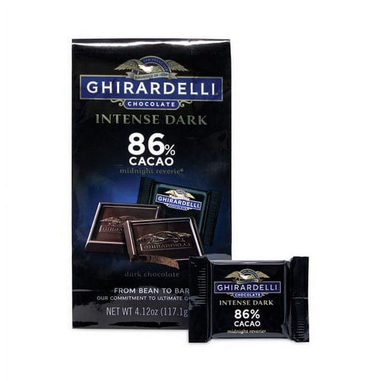 Intense Dark Midnight Reverie 86% Cacao Singles Bag, 4.12 oz Packs, 3 Count, Ships in 1-3 Business Days Intense Dark Midnight Reverie 86% Cacao Singles Bag, 4.12 oz Packs, 3 Count, Ships in 1-3 Business Days