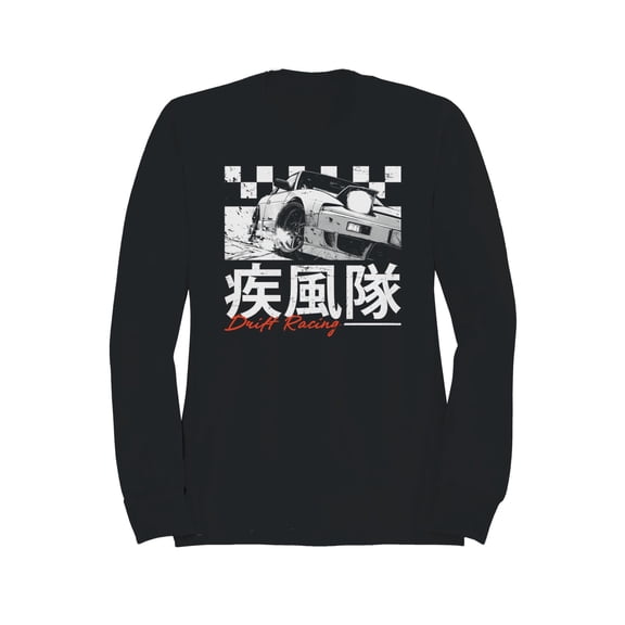 Intense Drift Racing Manga Art Men's Sweatshirt