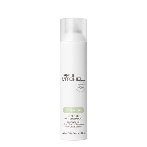 Paul Mitchell Intense Dry Shampoo, Eliminates Oil + Deep Cleans, For All Hair Types, 7.6 oz