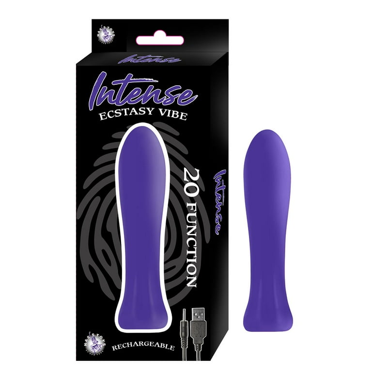 Nasstoys Intense Ecstasy Vibe 20 Function Rechargeable Silicone Bullet  Vibrator, Purple - Walmart.com