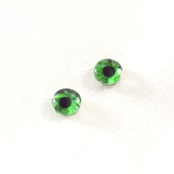 Intense Green Human Glass Eyes