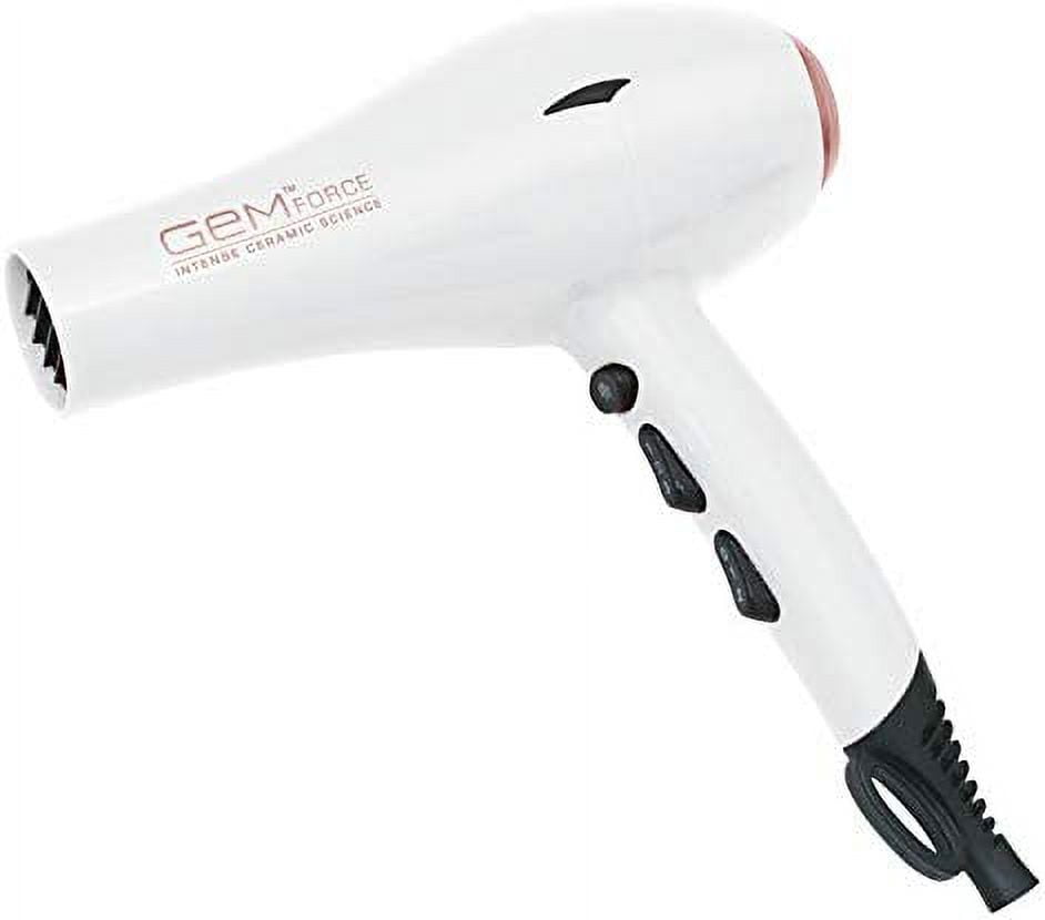 Intense Ionic Ceramic Science Hair Dryer (White)