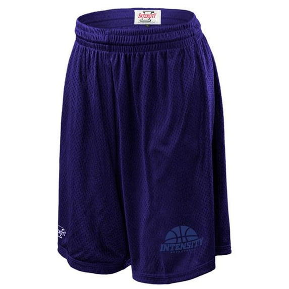 Intensity N2825410MED Adult 7 Tricot Mesh Short, Navy - Medium