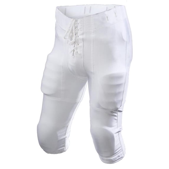 Intensity N3801Y100XLG Youth Game Slotted Waist Pant, White - Extra Large