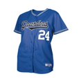 thumbnail image 1 of Intensity N5210430XSM Women Pro Button Font P-Mesh Jersey, Royal - Extra Small, 1 of 1