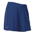 thumbnail image 1 of Intensity N5865410MED Womens 5.50 in. Mesh with Dazzle Piping Shorts, Navy - Medium, 1 of 1