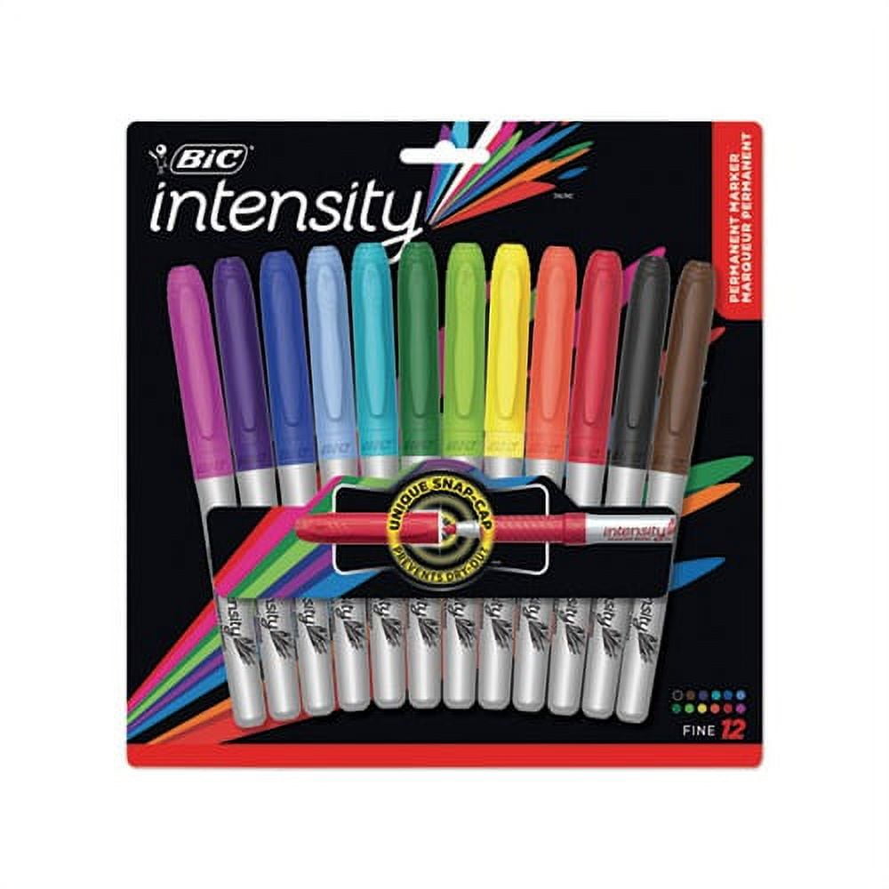 New - Bic Intensity Permanent Marker Set Of 75 Markers
