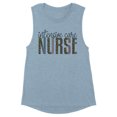 thumbnail image 1 of Intensive Care Nurse Women's Muscle Tank X-Large Stonewash Denim, 1 of 5