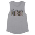 thumbnail image 1 of Intensive Care Nurse Women's Muscle Tank X-Small Heather Grey, 1 of 5