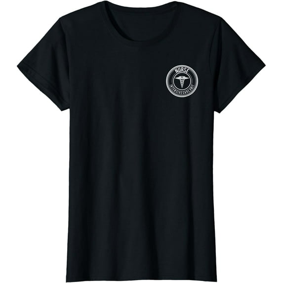 Intensive Care Unit ICU Nurse Shirt - Front and Back Print