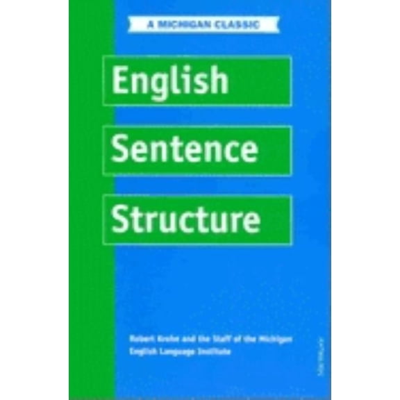 Intensive Course in English English Sentence Structure, (Paperback)
