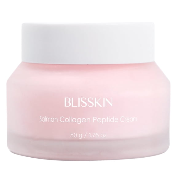 Intensive Repair Salmon Collagen Peptide Face Cream - Deeply Nourishing Formula with Peptides & Niacinamide for Essential Daily Care, 1.76oz